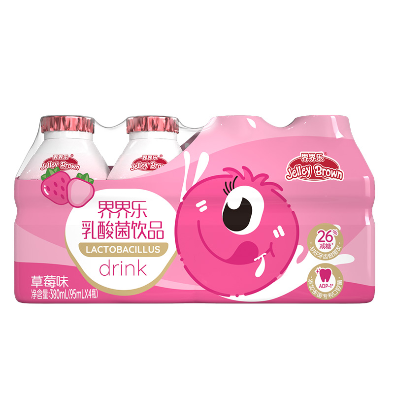 界界樂小怪獸乳酸菌飲品（草莓味）